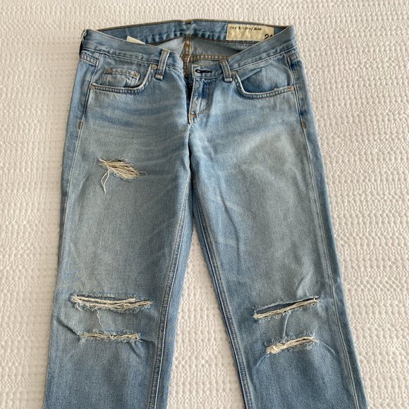 Rag & Bone Ripped Jeans Size 24 - Picture 1 of 3